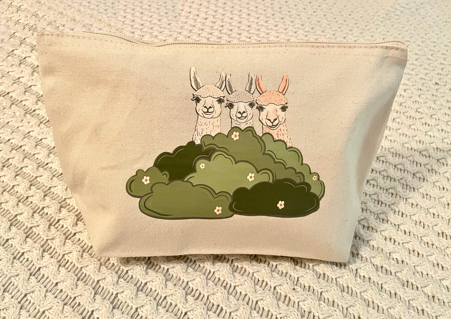 Alpaca Makeup Bag