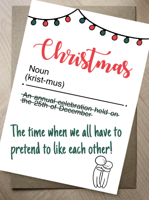 Christmas Definition Like each other