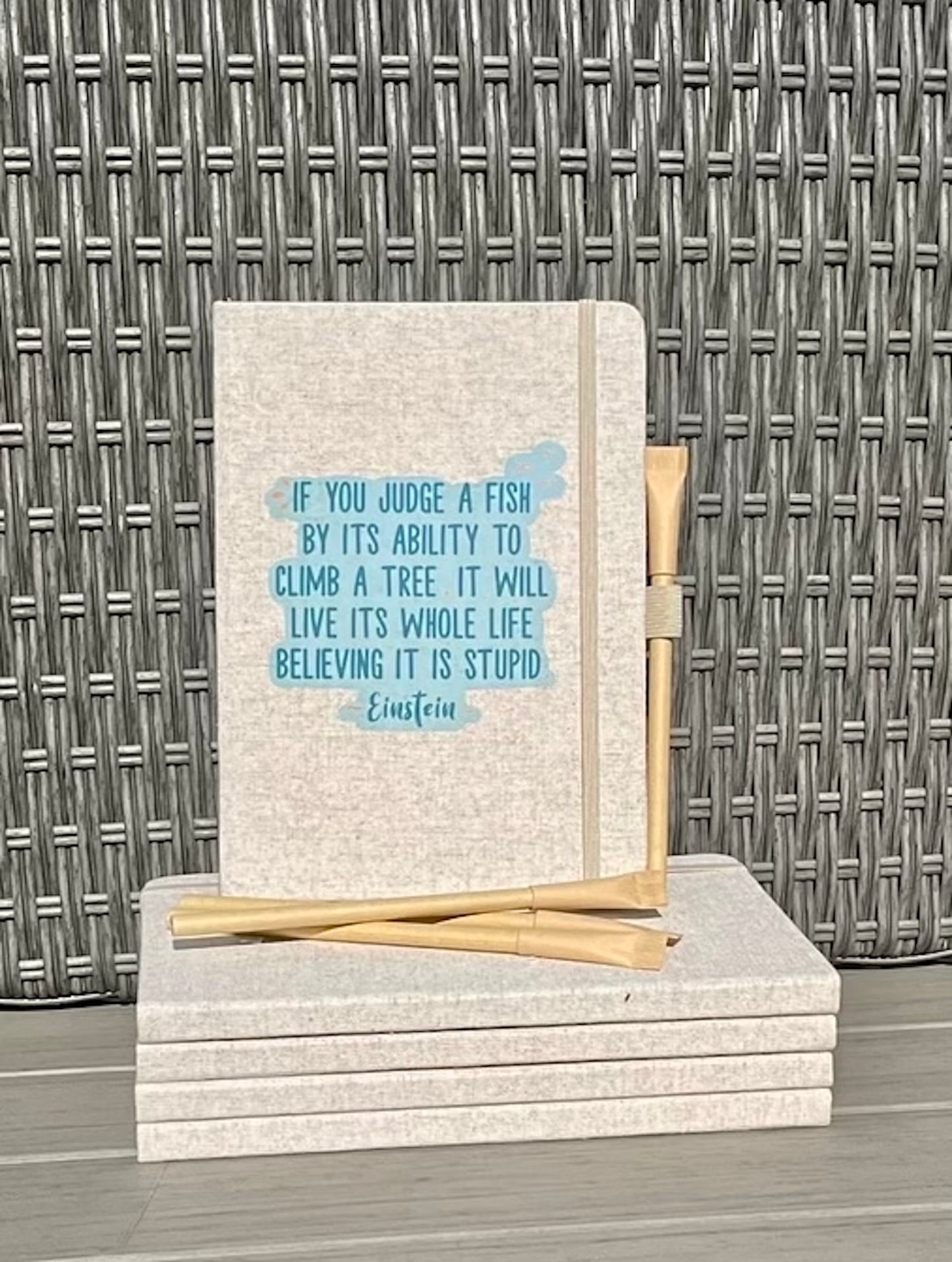 Einstein Quote Notebook