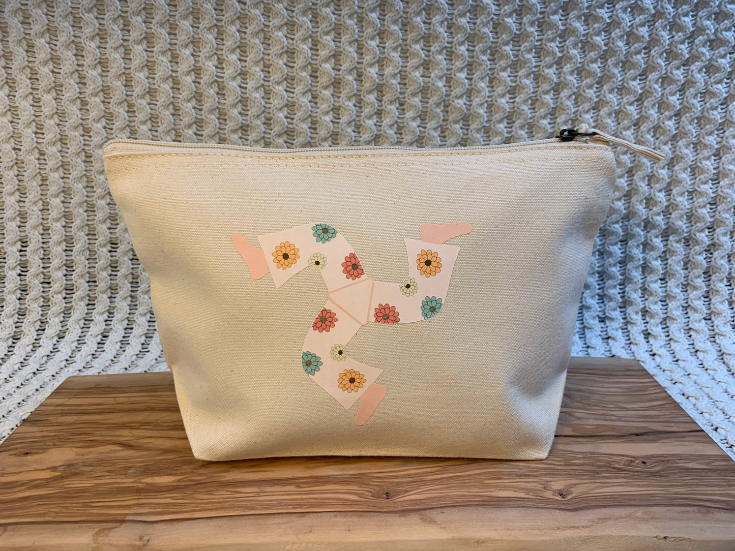 3 Legs Makeup Bag Heather Pink