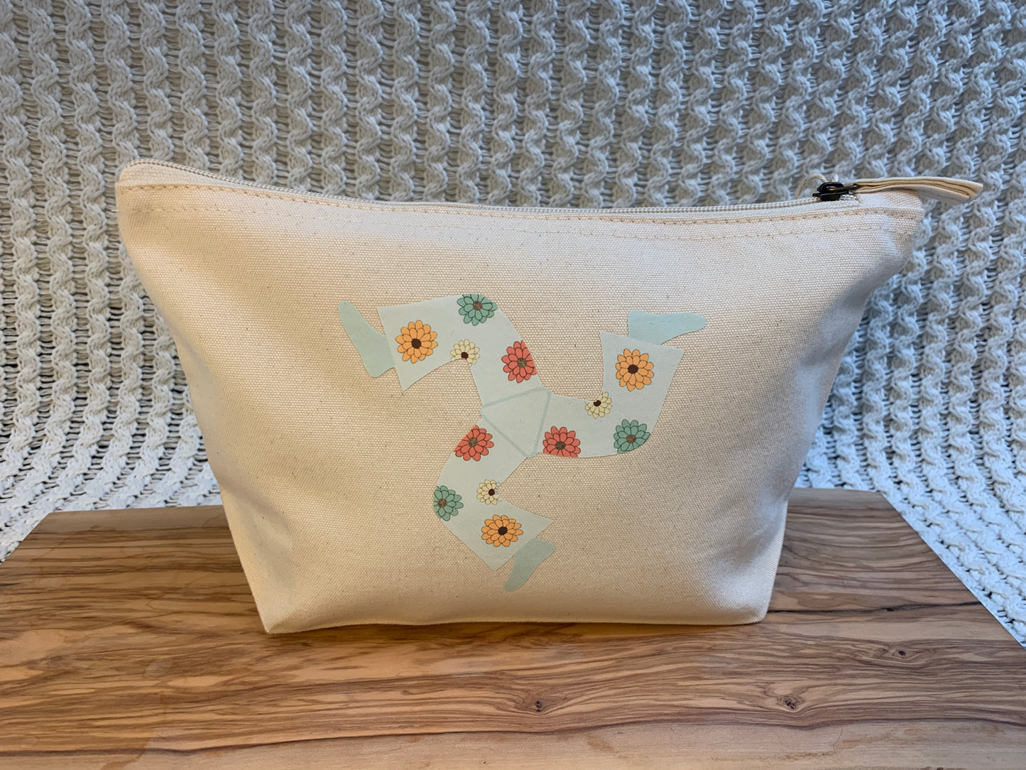 3 Legs Makeup Bag Coastal Blue