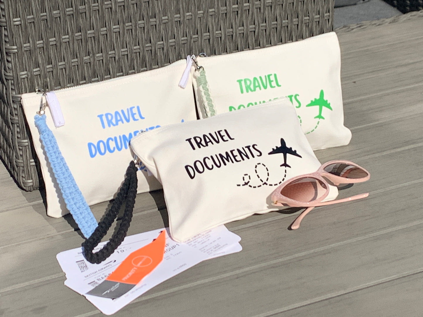 Passport Pouch Plane