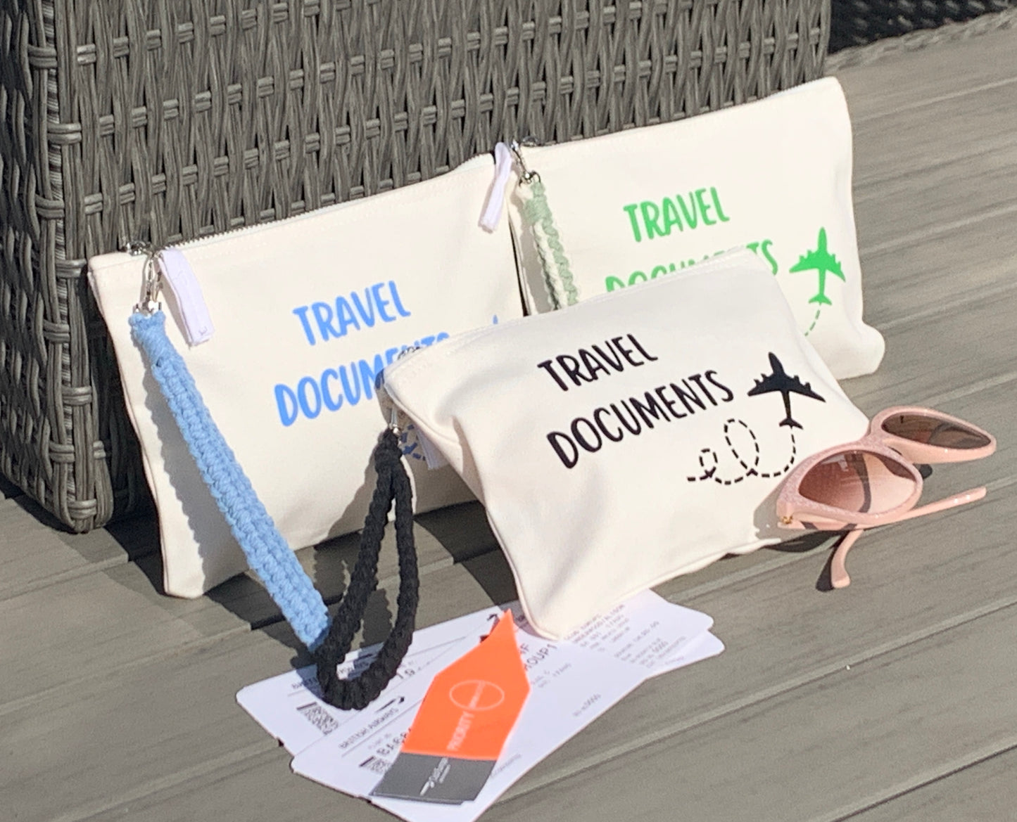 Passport Pouch Plane