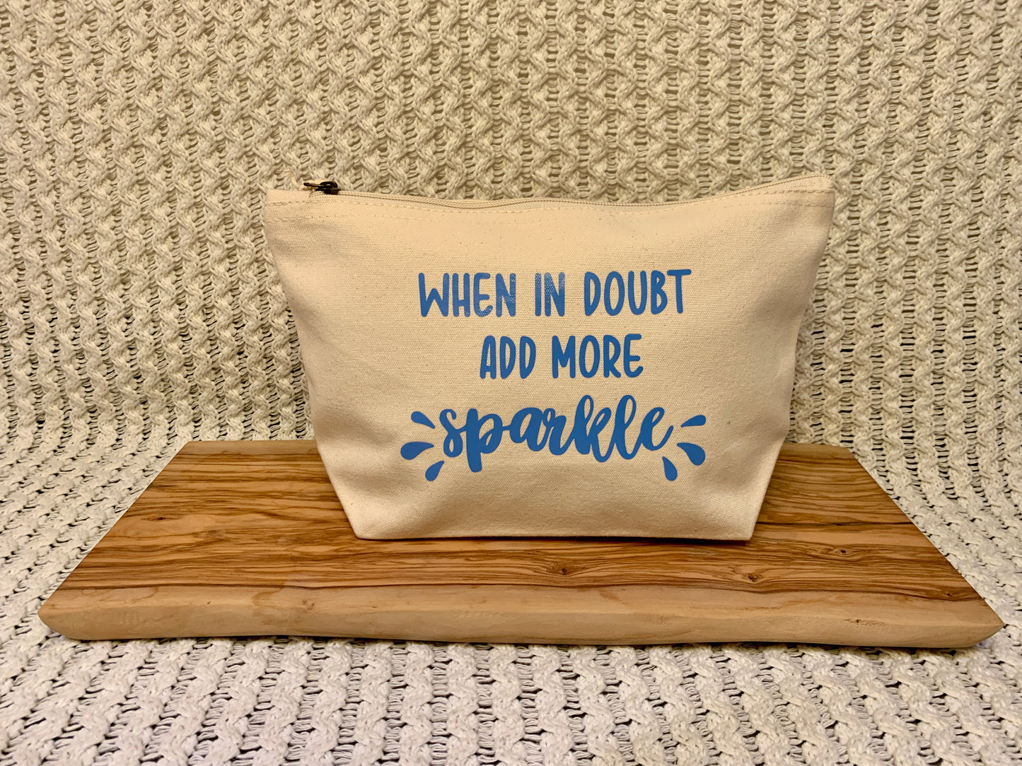 Add More Sparkle Makeup/Accessory bag