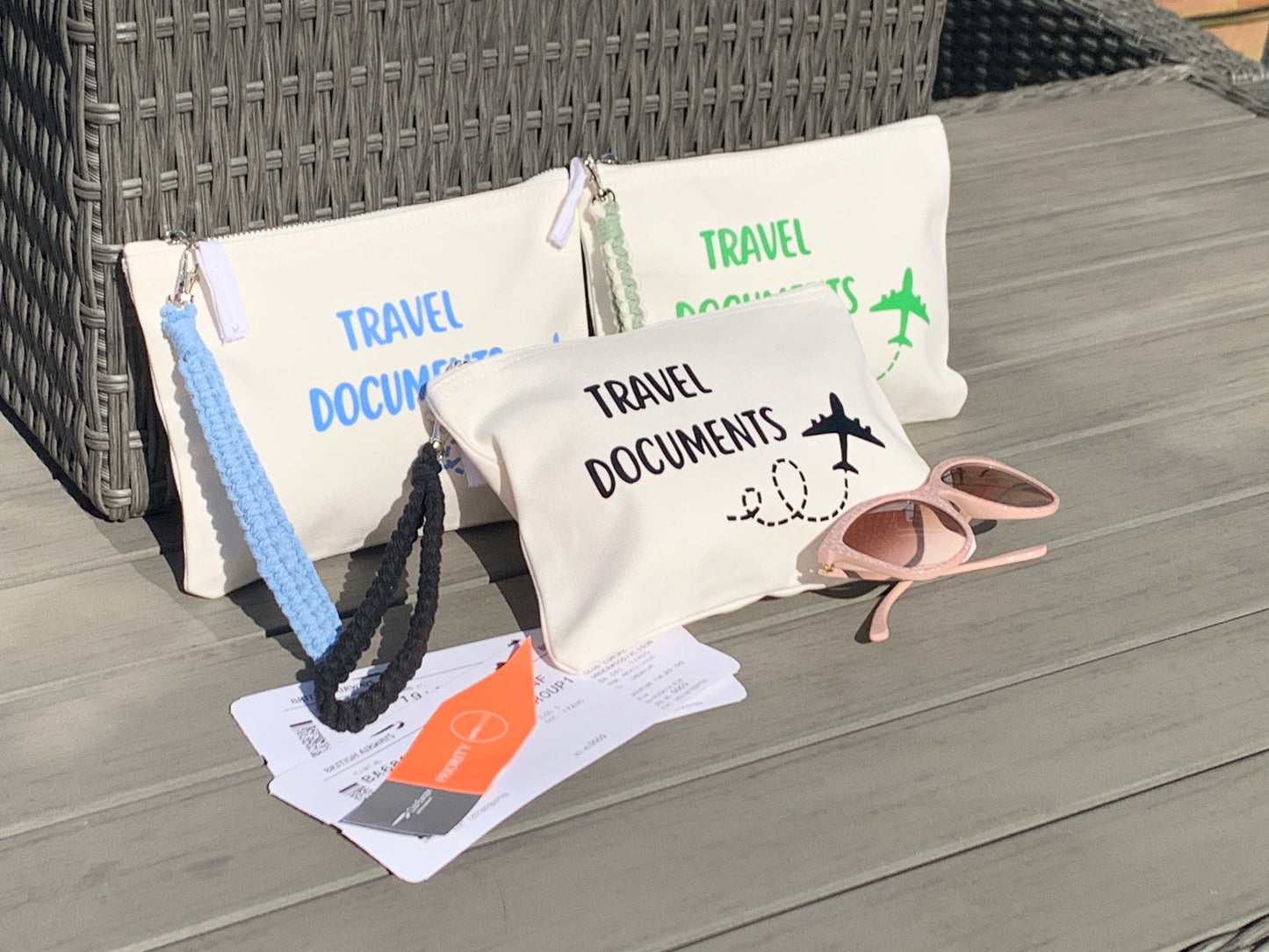 Passport Pouch Plane