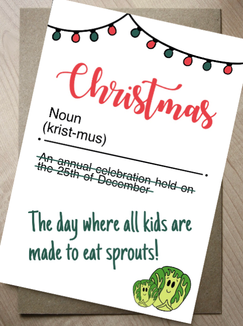 Christmas Definition Sprouts