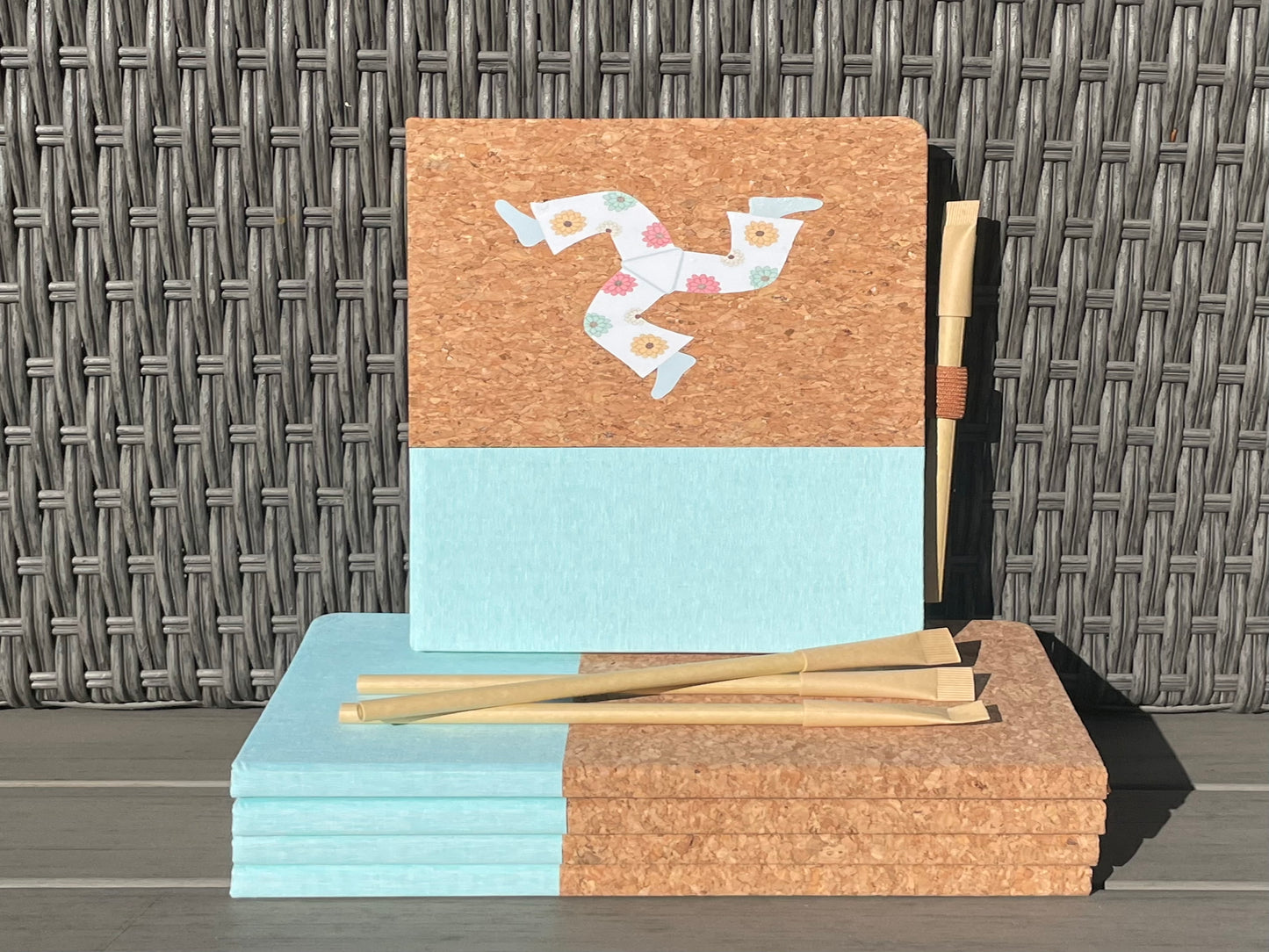 Large Manx Three Legs Notebook